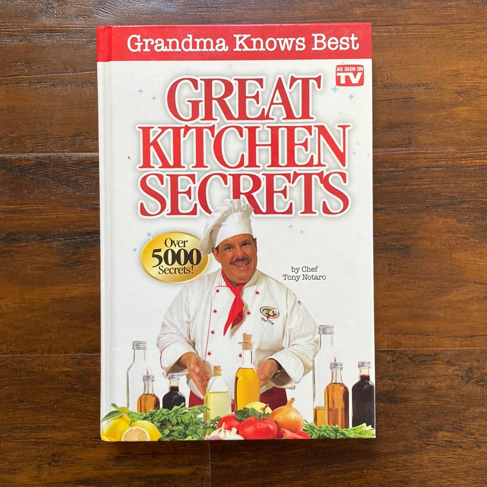 NWT As Seen On TV Grandma Know Best Great Kitchen Secrets Over 5000 Secrets